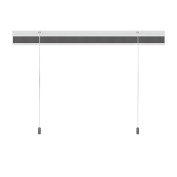 KARWEI dubbel plisségordijn lichtdoorlatend antraciet (kleurnr. 6003) 180x180 cm (bxh)