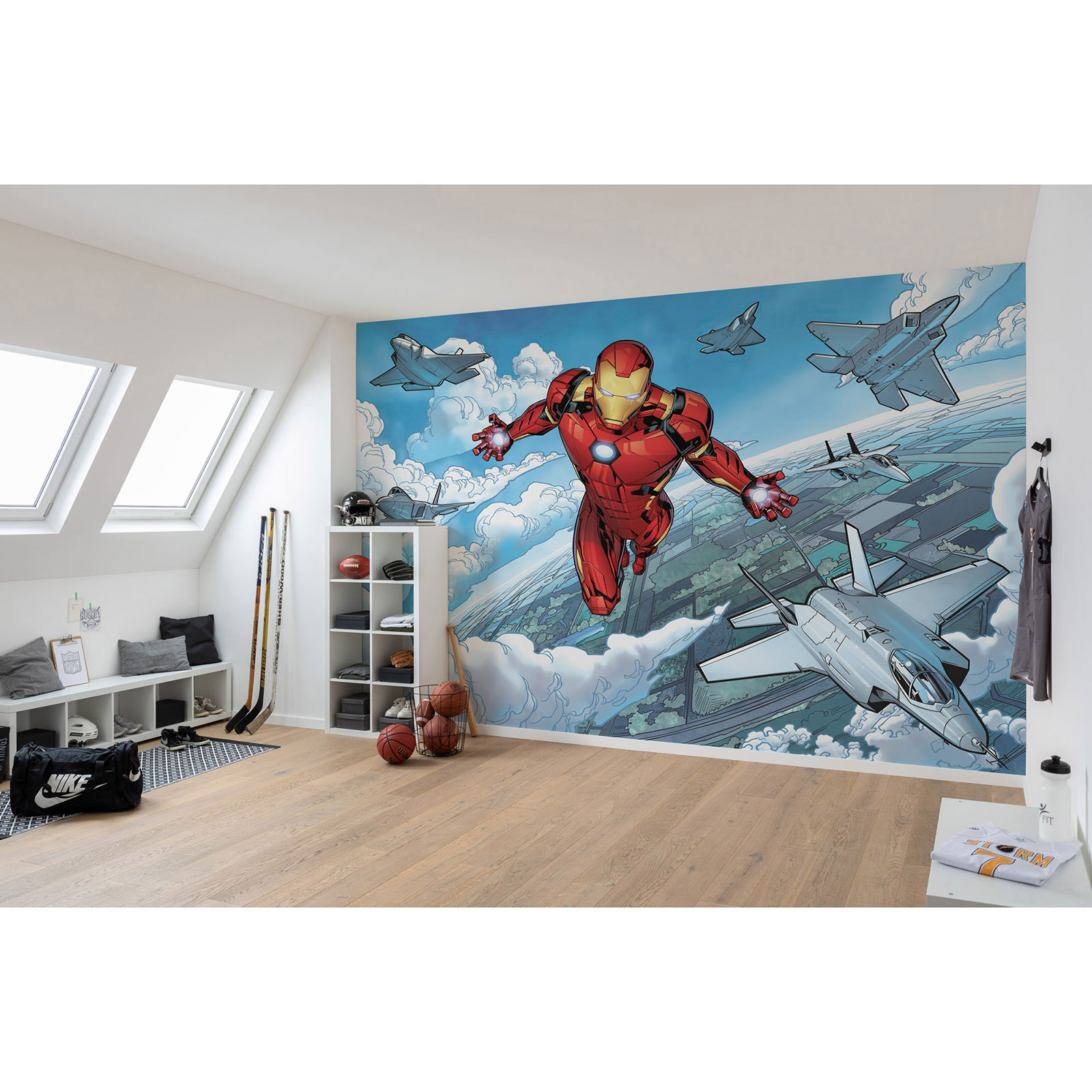 Vlies-Fototapete IRON MAN FLIGHT - 400x280 cm