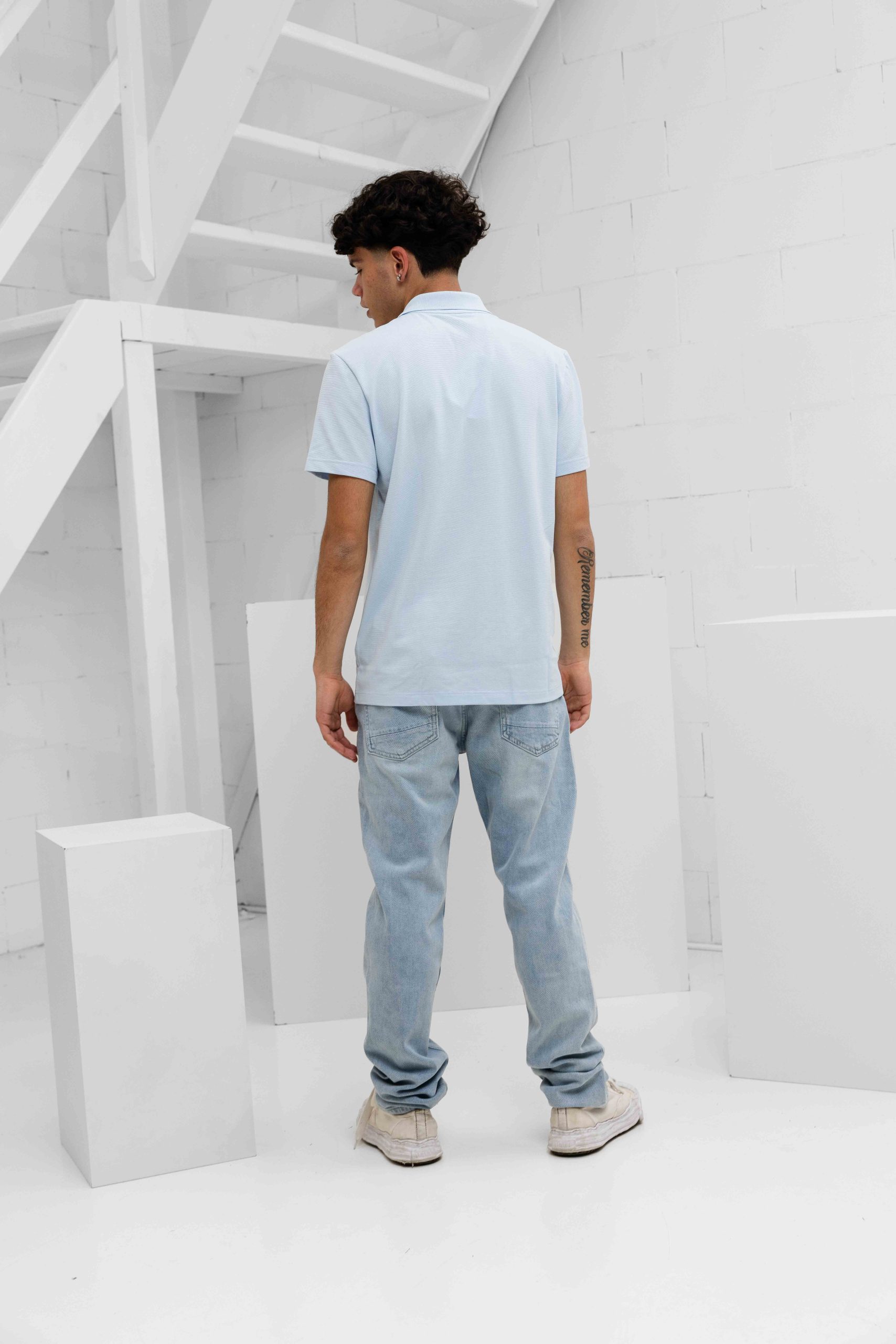 Lacoste Polo Heren Lichtblauw