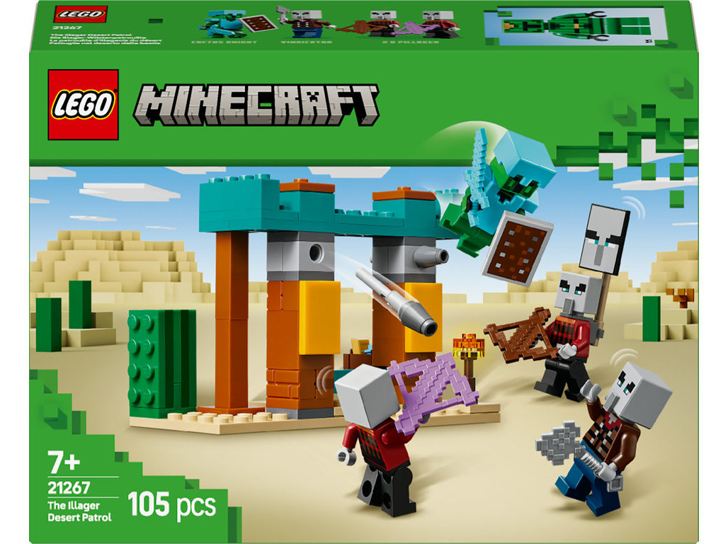 PATRULHA DO DESERTO LEGO MINECRAFT