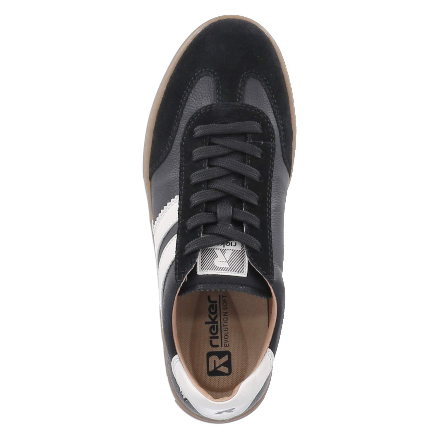Rieker Evolution Low Sneaker - schwarz kombi
