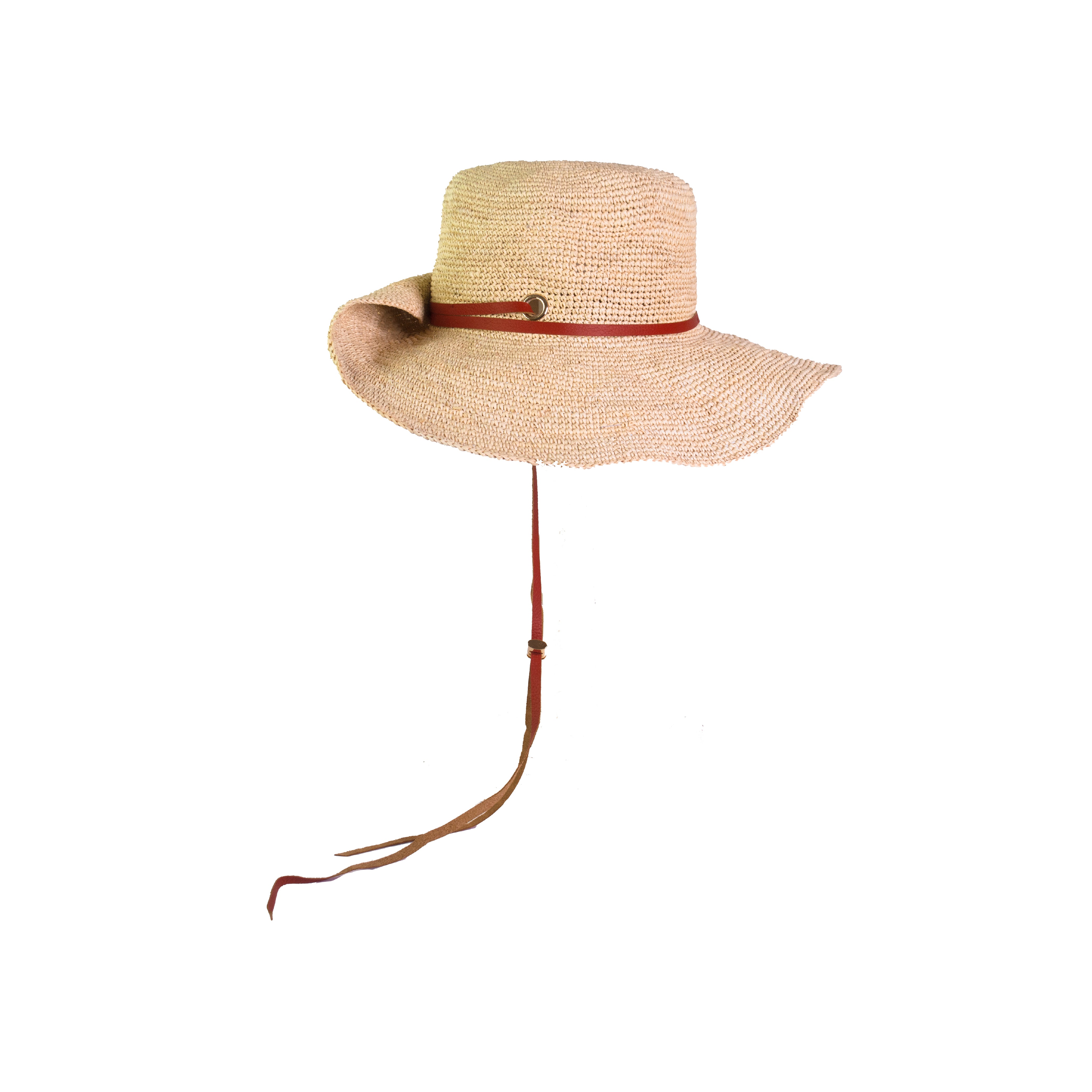 Chapeau hippie au crochet à long bord