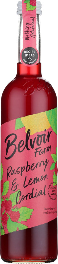 BELVOIR RASPBERRY & LEMON CORDIAL 50CL