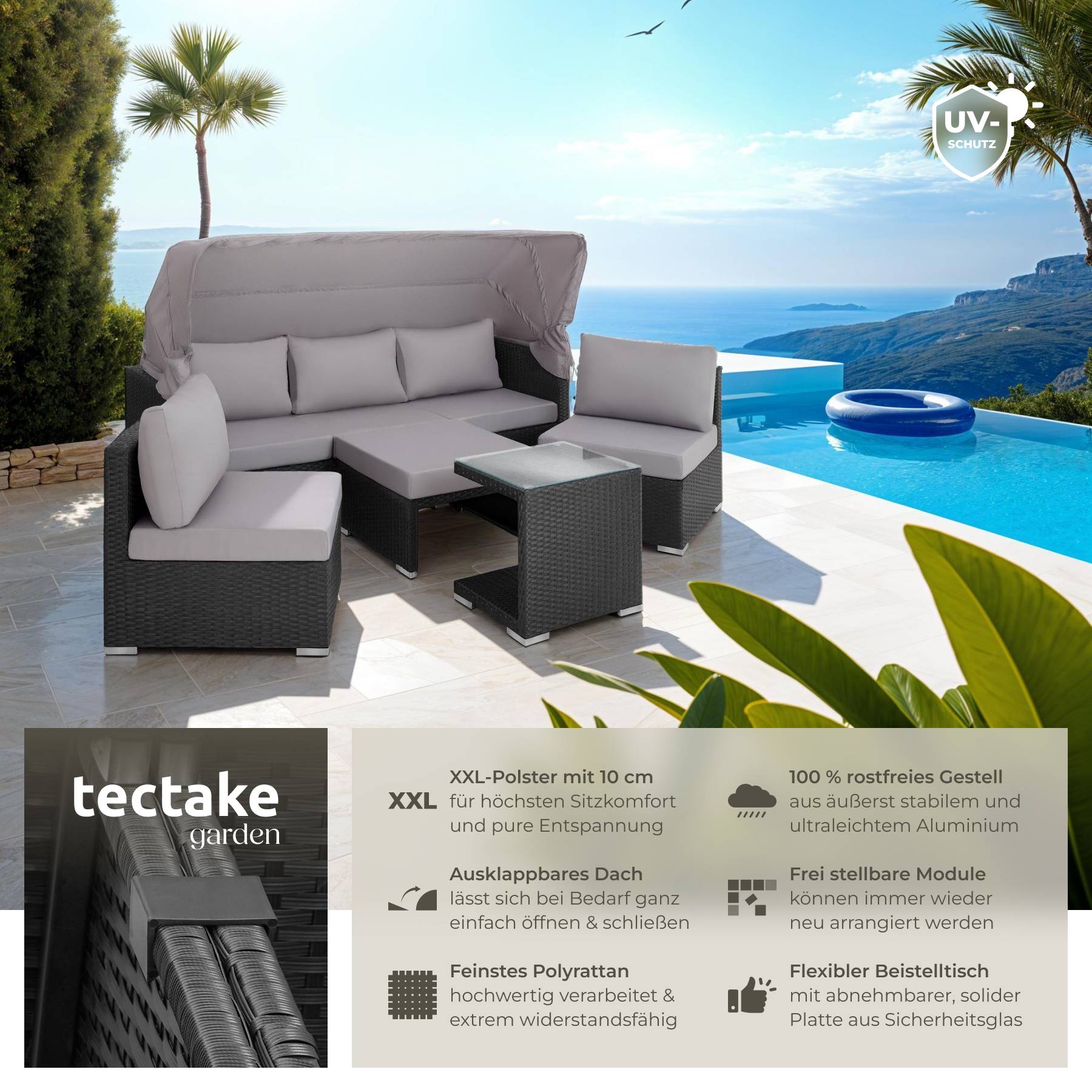 Rattan Lounge San Marino