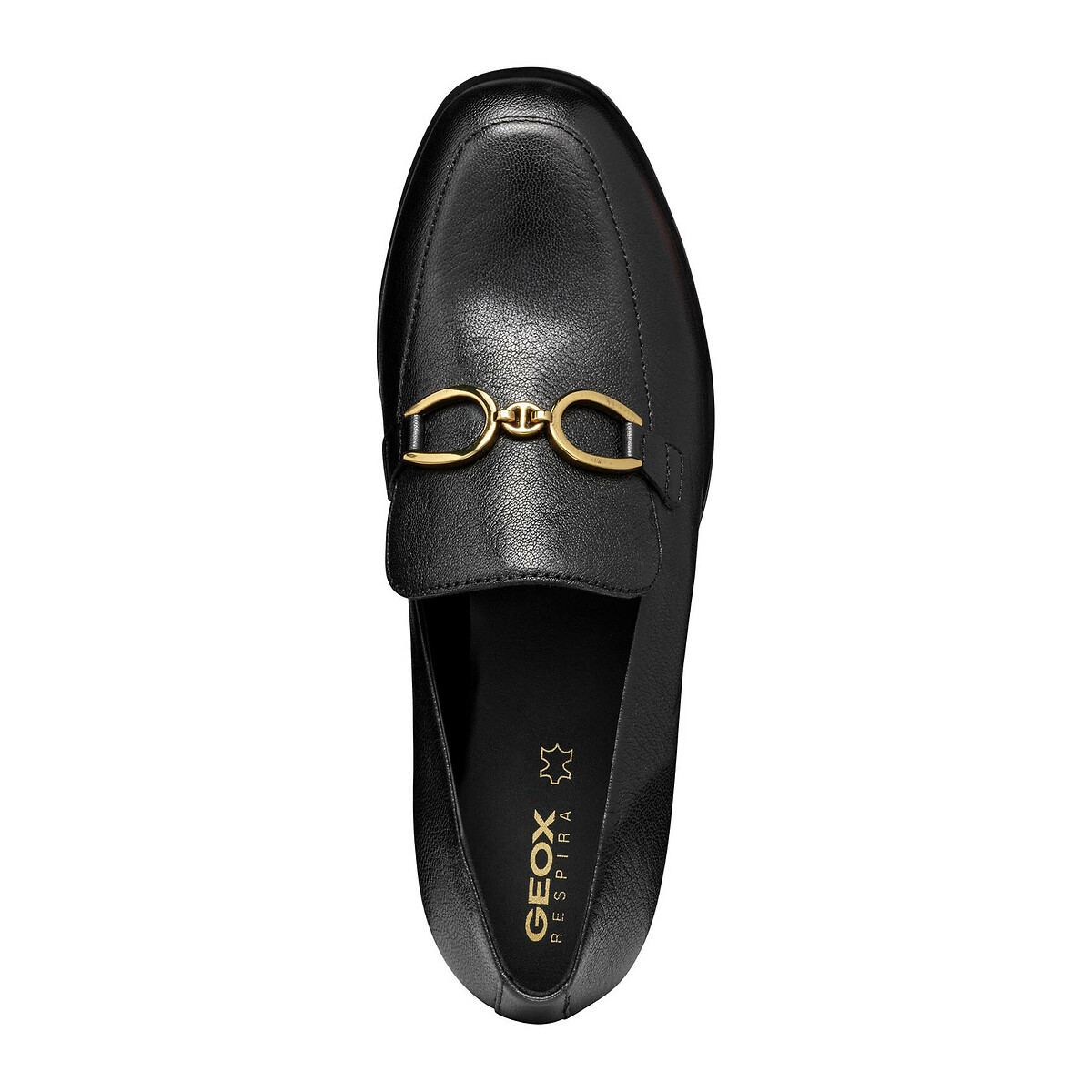 GEOX<br>Mocassins de couro Cloridie respiráveis
