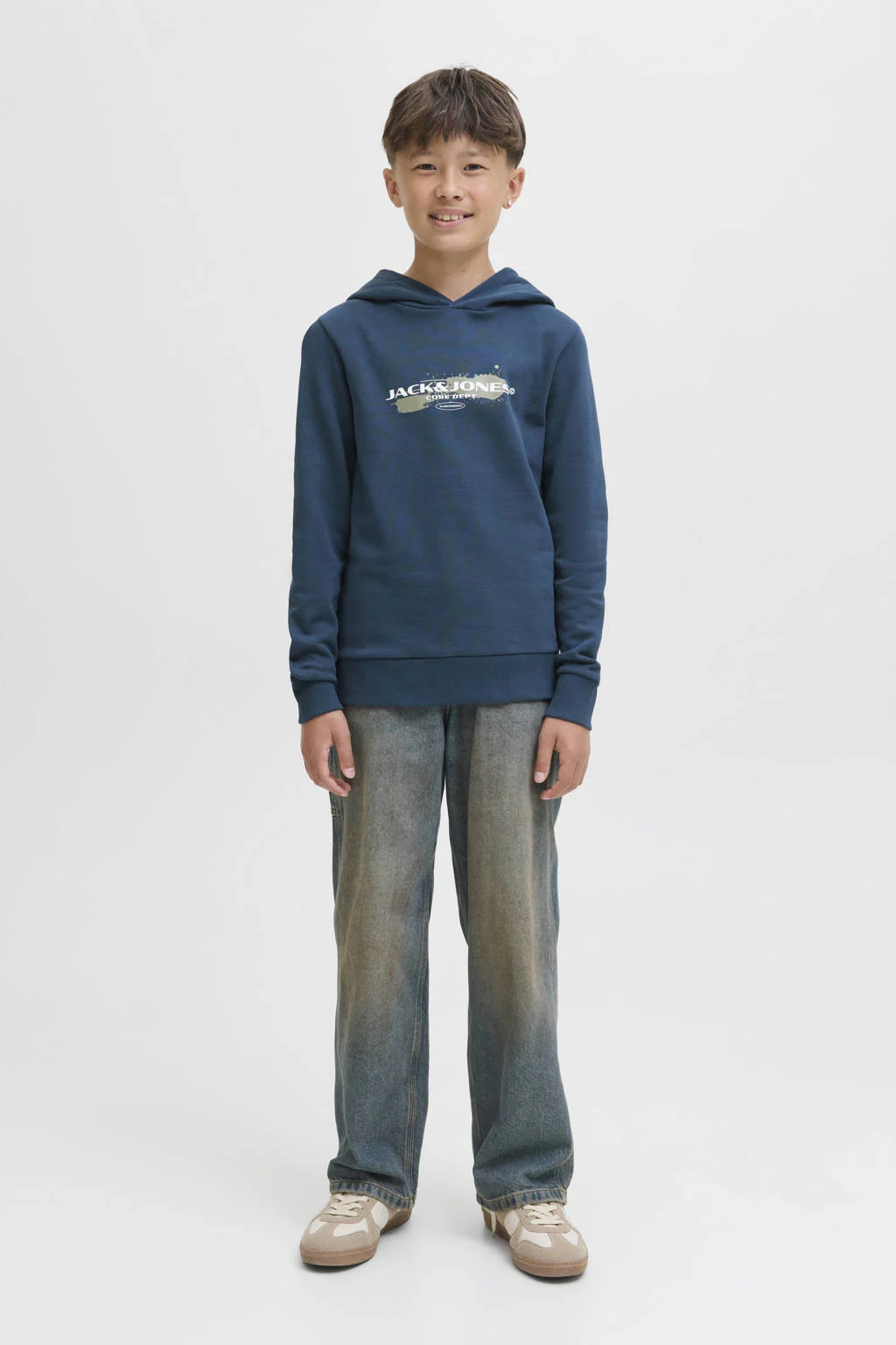 JACK & JONES JUNIOR hoodie blauw