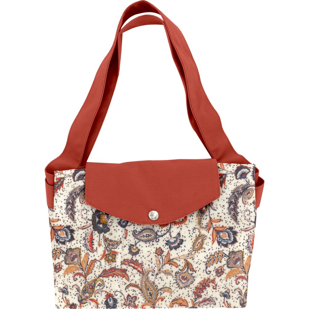 Grand Sac Cabas En Tissu Kashmir