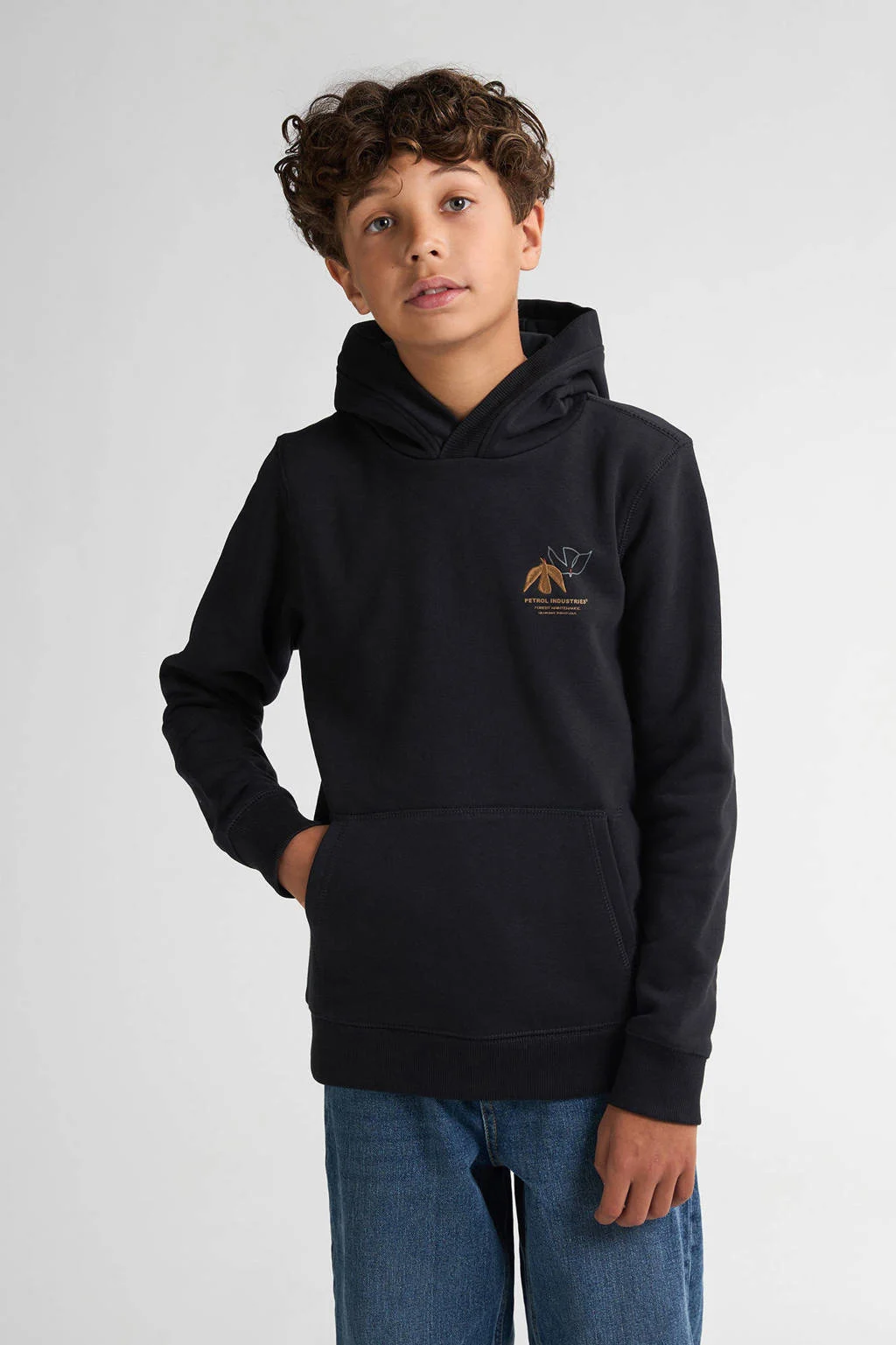 Petrol Industries hoodie zwart