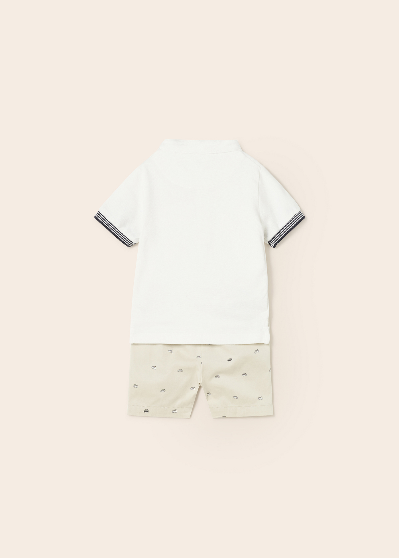 Conjunto de bebê de algodão com 2 peças