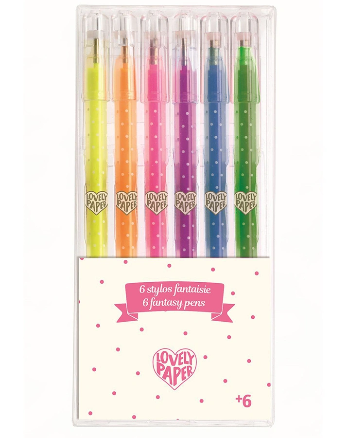 Gel-Stifte NEON 6er-Pack in bunt