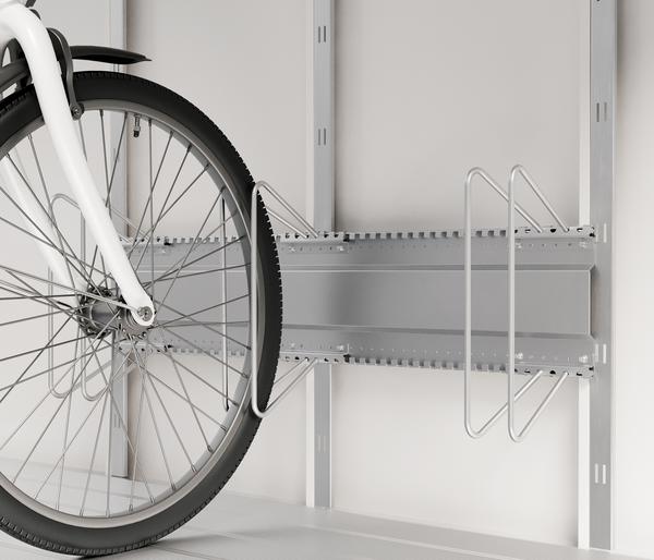 Hörmann Stahl-Fahrradhalter waagerecht lang,