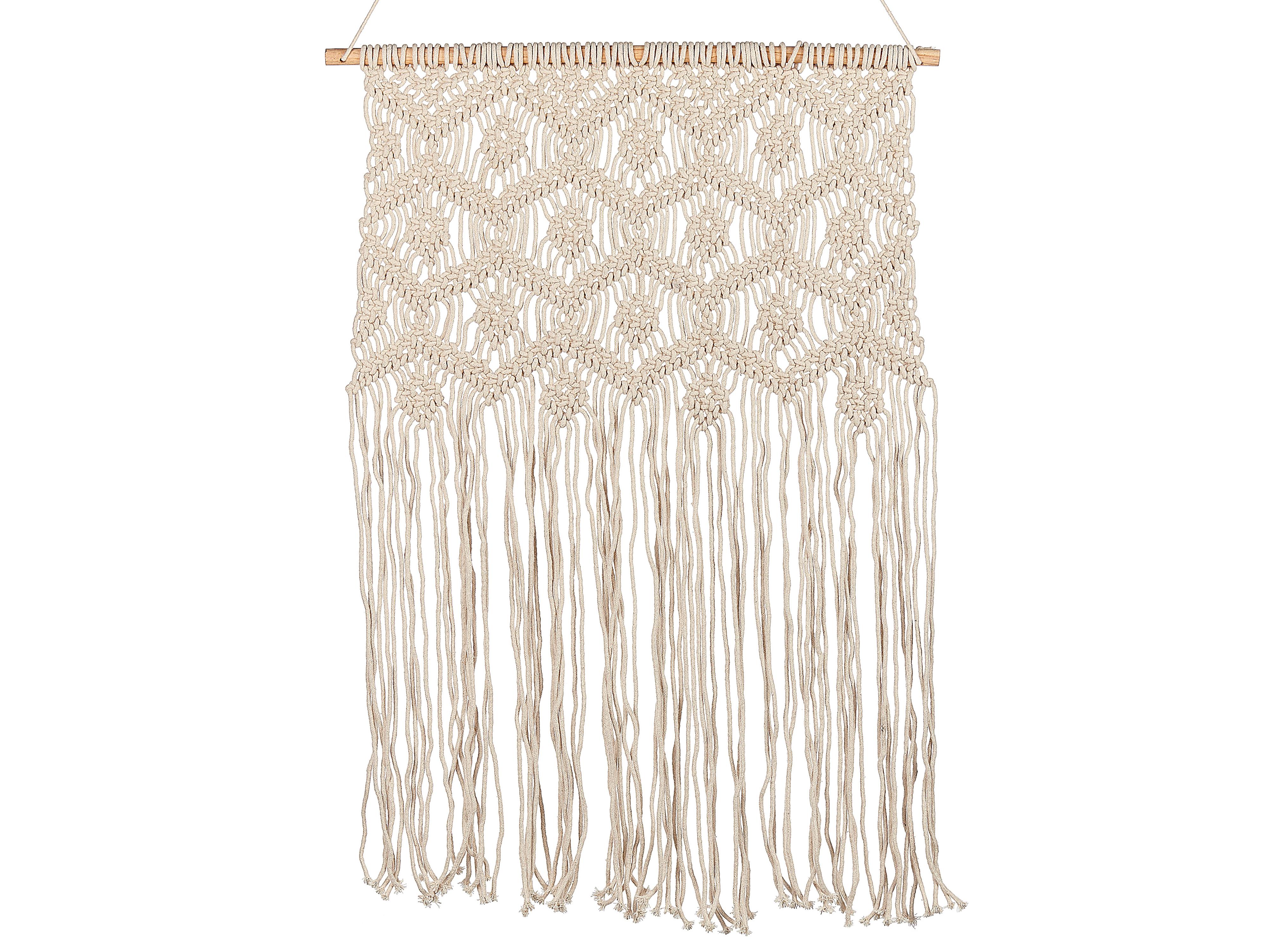 Stoffen wanddecoratie KALERI Katoen 102 cm Beige