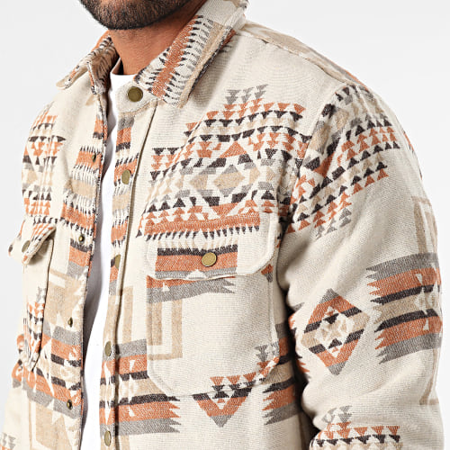 Surchemise Beige Orange