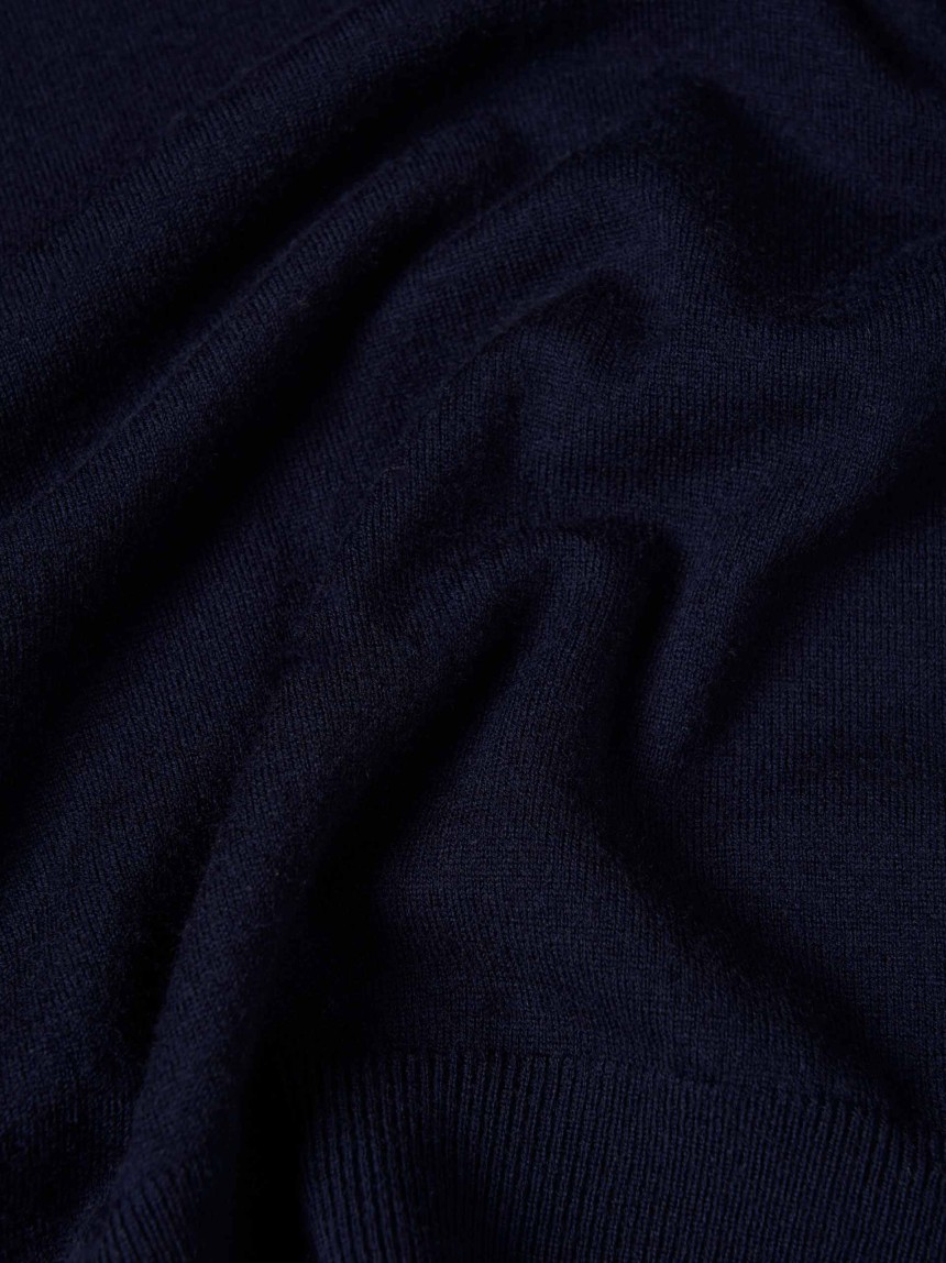 Camisola gola alta de lã