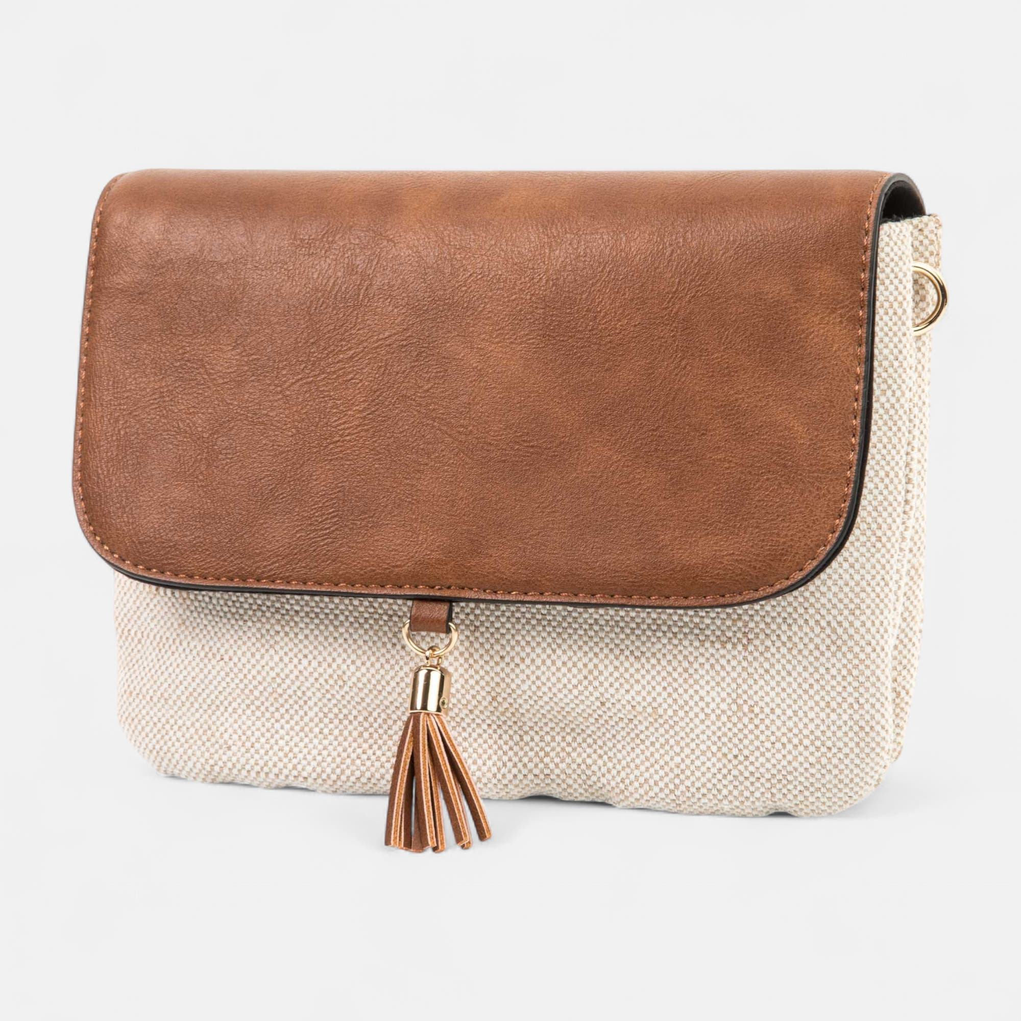 Sac bandoulière cognac