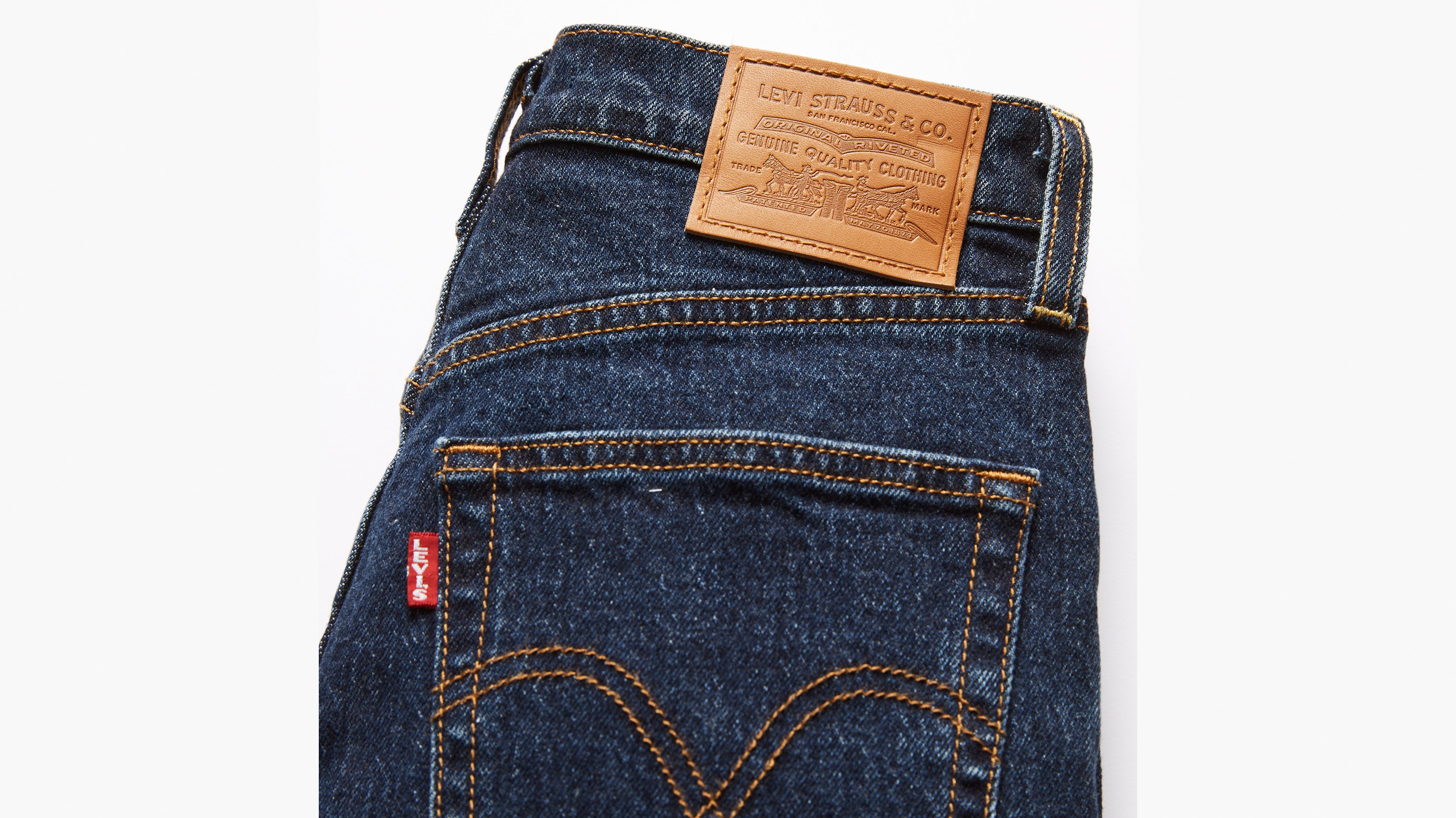 Jean Ribcage droit cheville - Salsa Dark Stone - Bleu