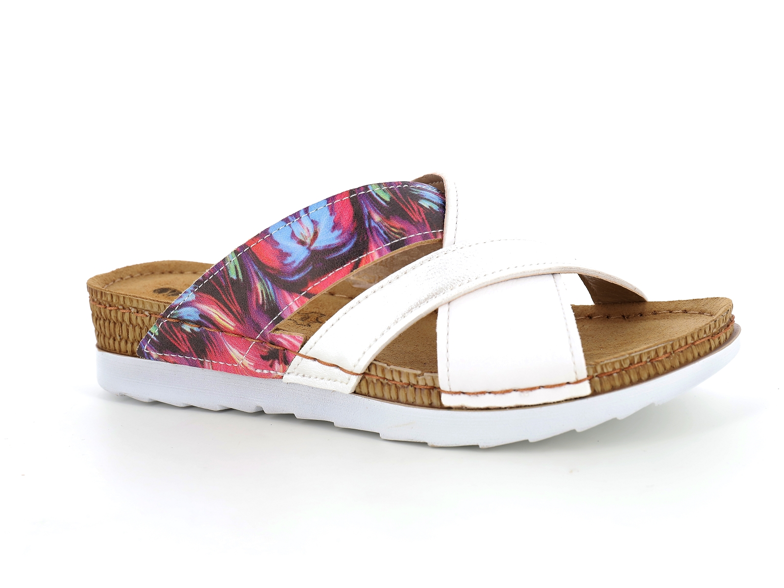 C brand-OFT0081X Synthétique Blanc-Fushia