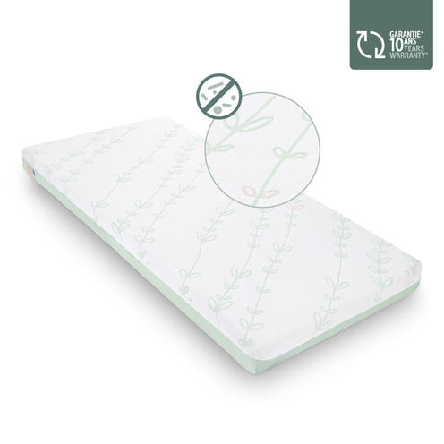 Matelas Cosy'Lite antibactérien 60x120 cm Blanc - BABYMOOV
