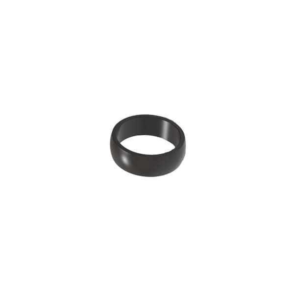INF Universell silikonring for å beskytte originale ringer Sort 10#26.4*8mm