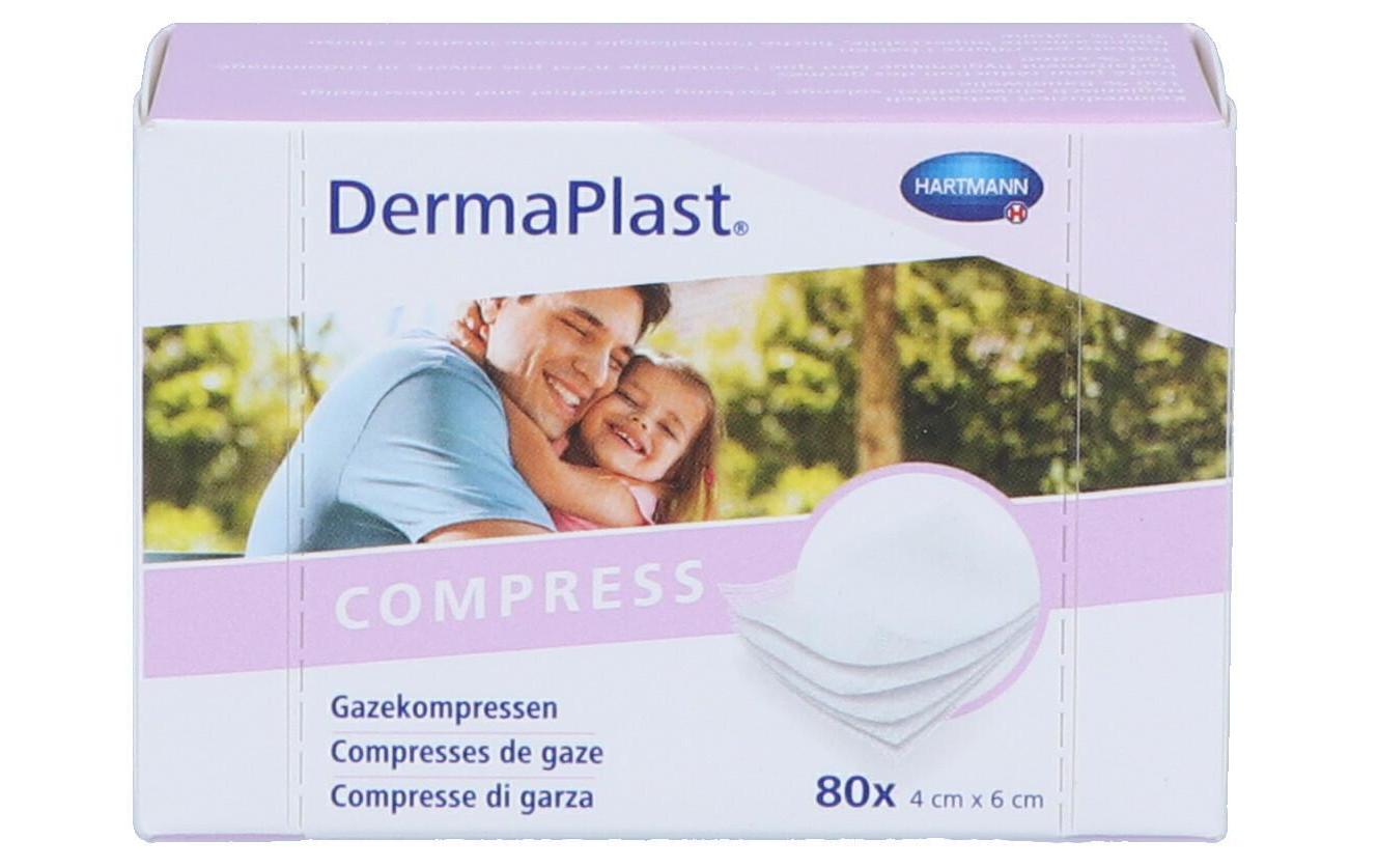 Gazekompresse steril 4 cm x 6 cm 80 StückSterile Gazekompressen