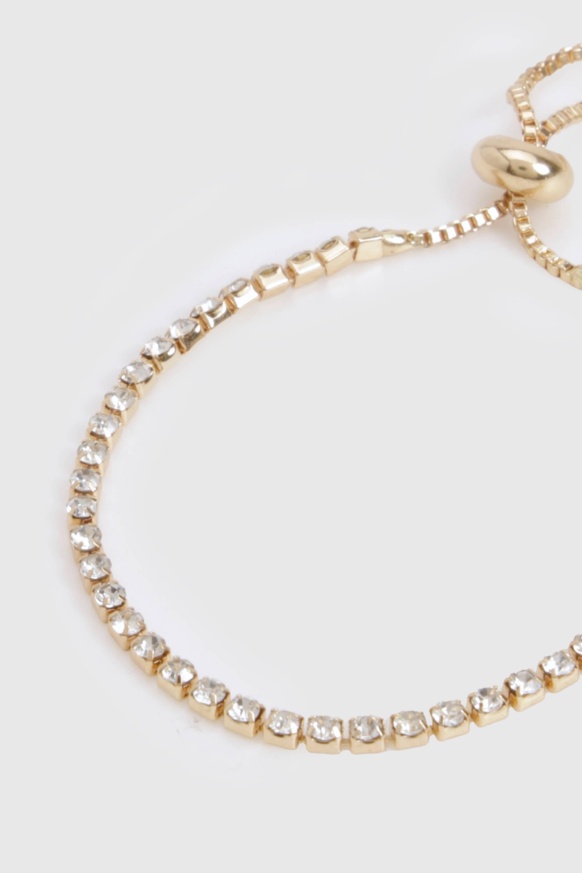 boohoo Bracelet à bascule Diamante
