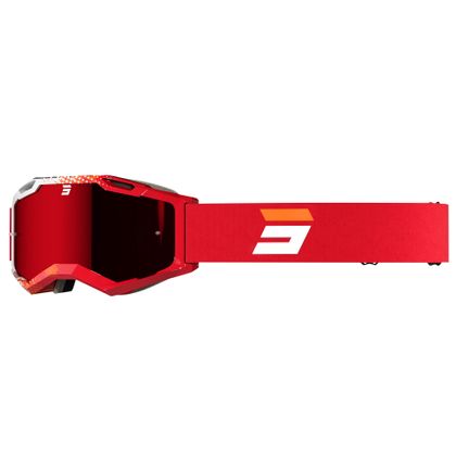 Masque cross Shot IRIS 2.0 - FUSION RED GLOSSY 2023 - Rouge