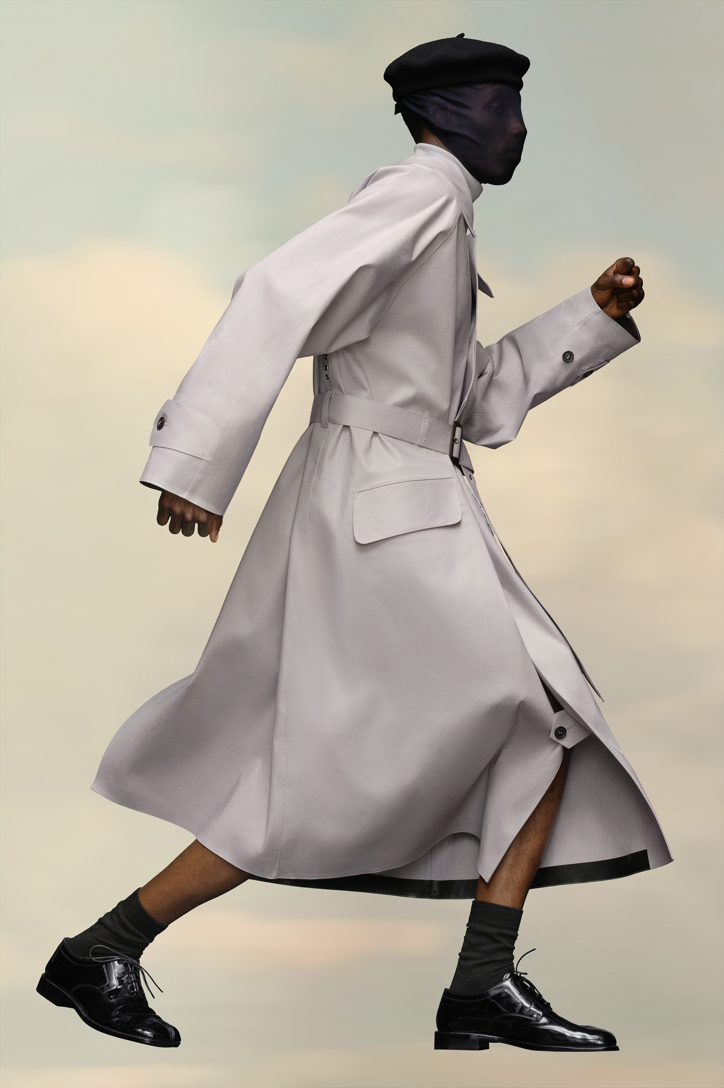 Manteau avec ceinture