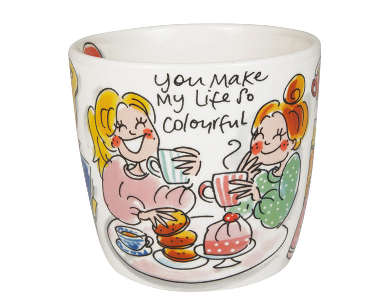 Cappuccinobeker 0,5L Blond Birthday All you need is Blond