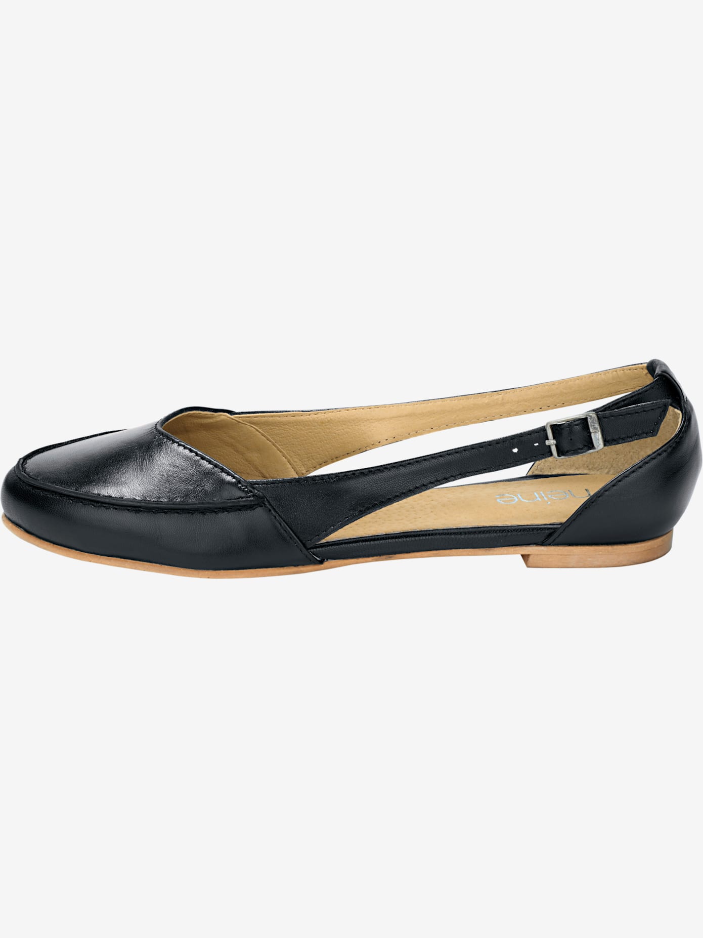 Ballerines cuir nappa chèvre doux
