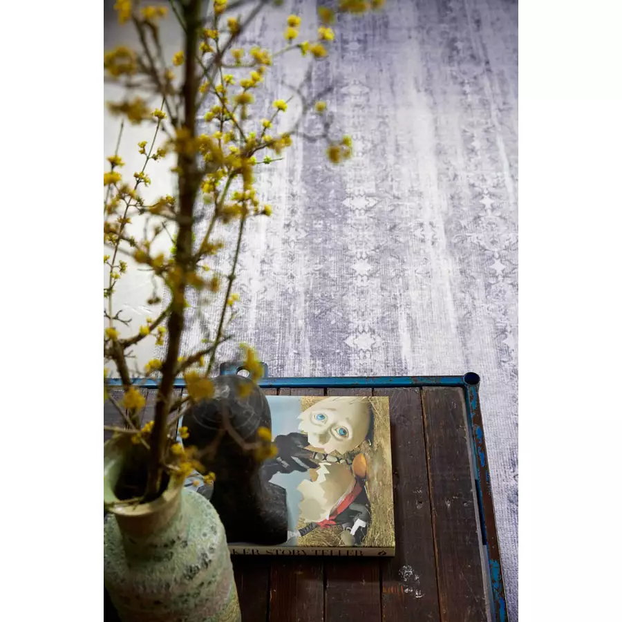 Wecon home Kurzflorteppich Alaska grau