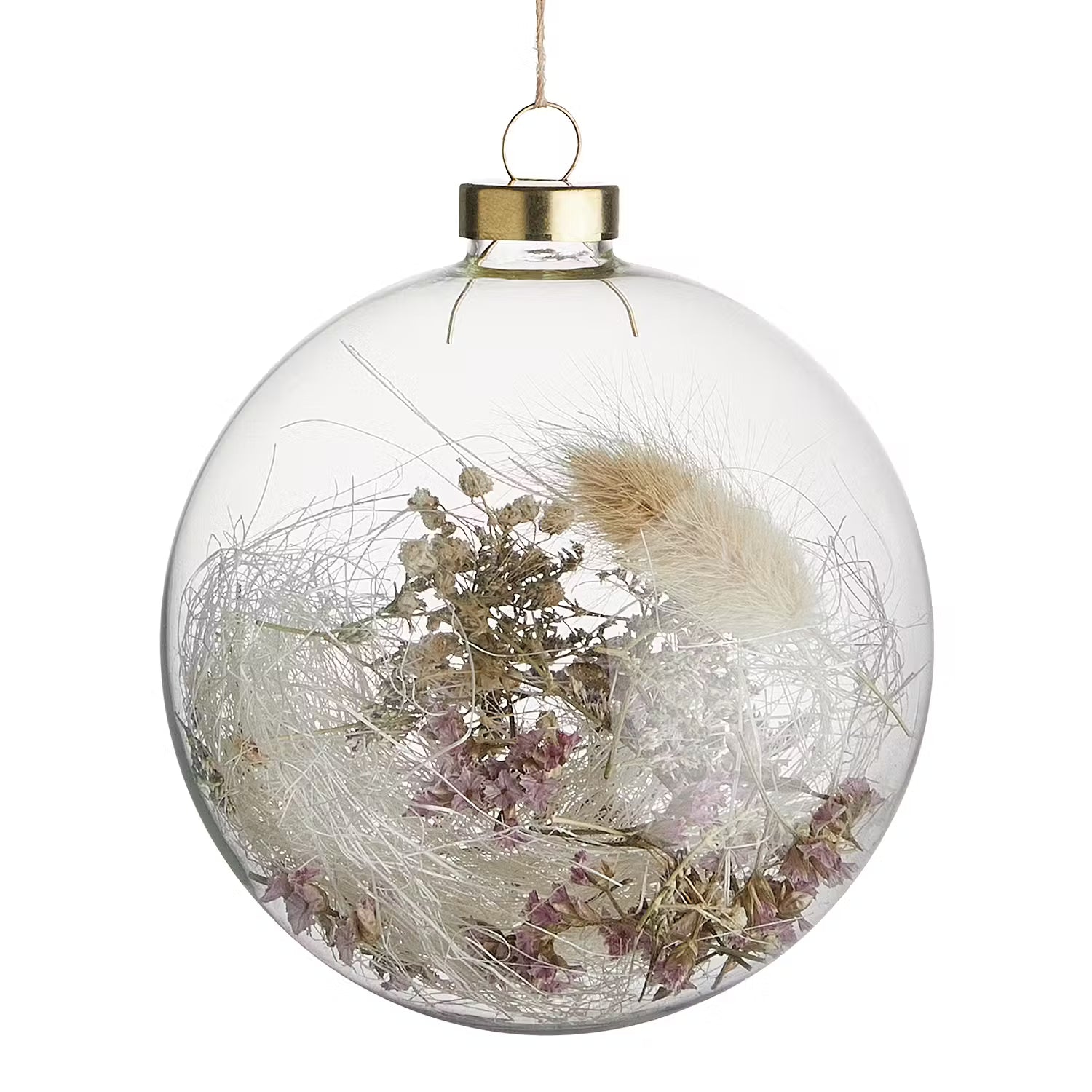 HANG ON Weihnachtskugel Trockenblumen