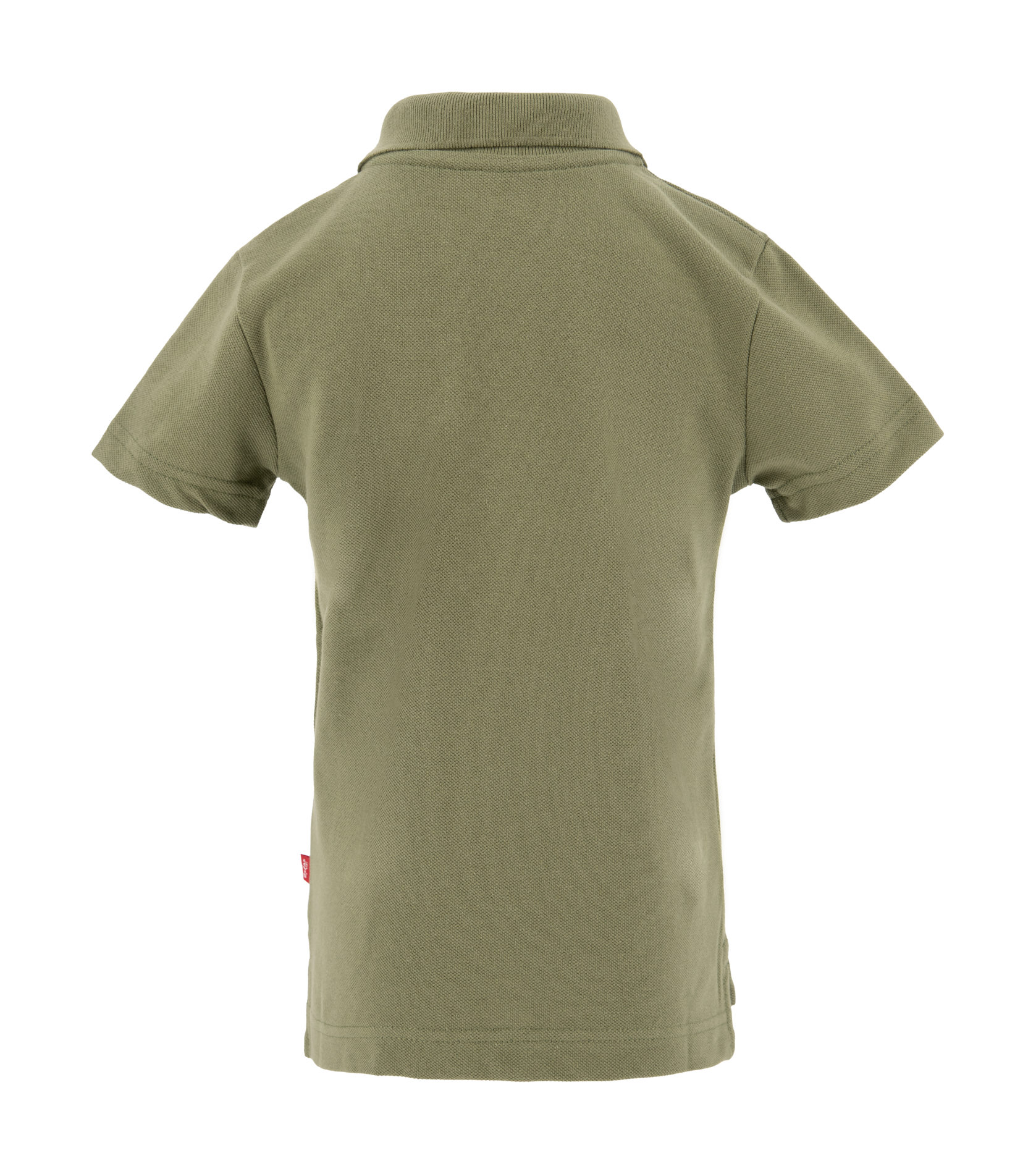 Polo fit col classique en coton mélangé | Vert