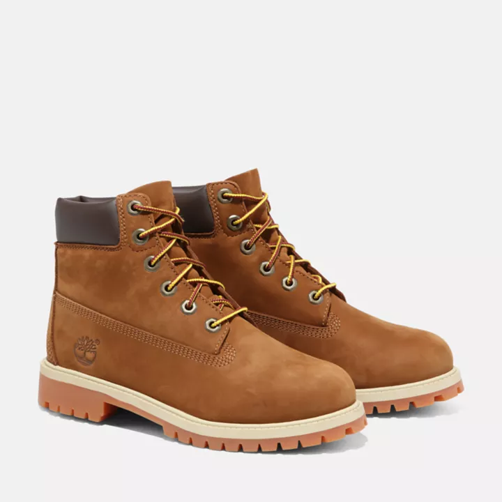 Bota Premium de 15 cm para Crianças na cor Marrom