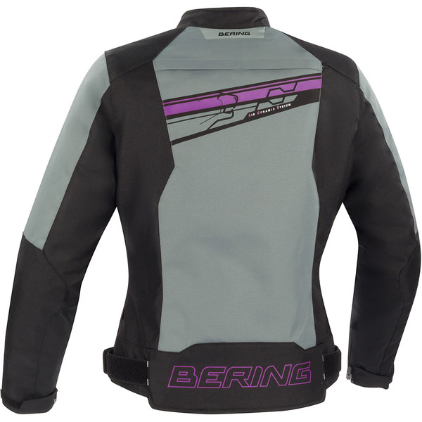Bering - Blouson femme Lady Bario Noir / Gris / Fuchsia
