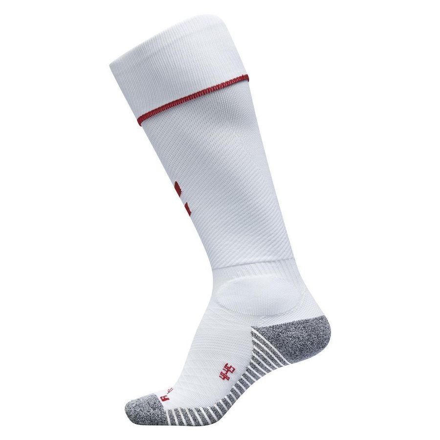 Hummel Pro Chaussettes de Football - Blanc/Rouge