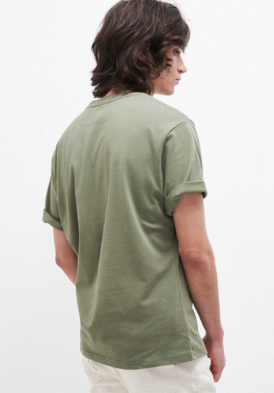 Kuyichi T-Shirt Liampo Tee Army Green