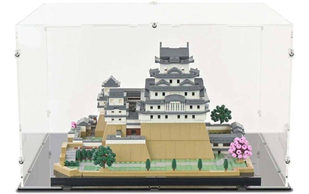 Baukasten Acryl-Display für LEGO 21060 Burg HimejiAcry-Display-Box mit schwarzem Boden