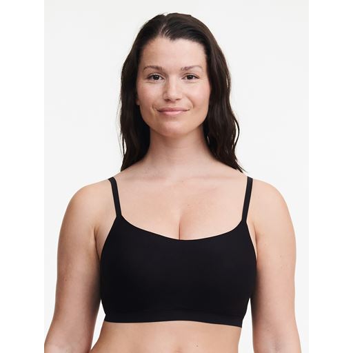 Chantelle Softstretch Foret Bøjlefri BH, Sort, XS/S