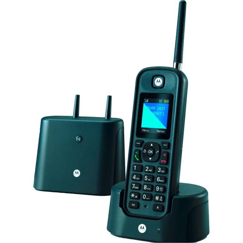 Téléphone sans fil Motorola O201 longue portée noir