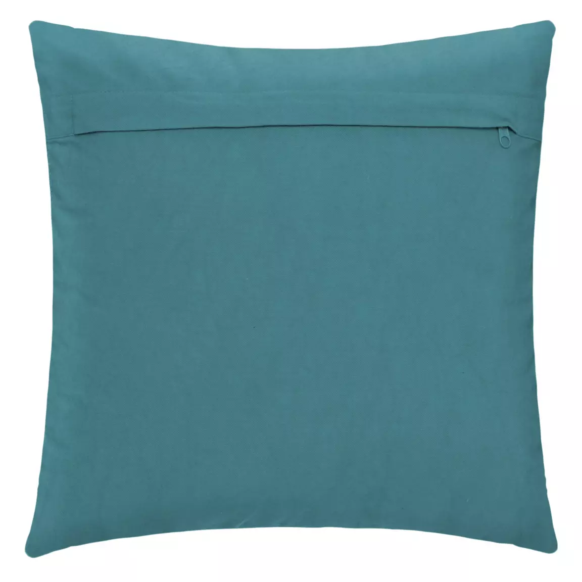 Coussin carré gaze de coton (40 x 40 cm) Inca Bleu canard