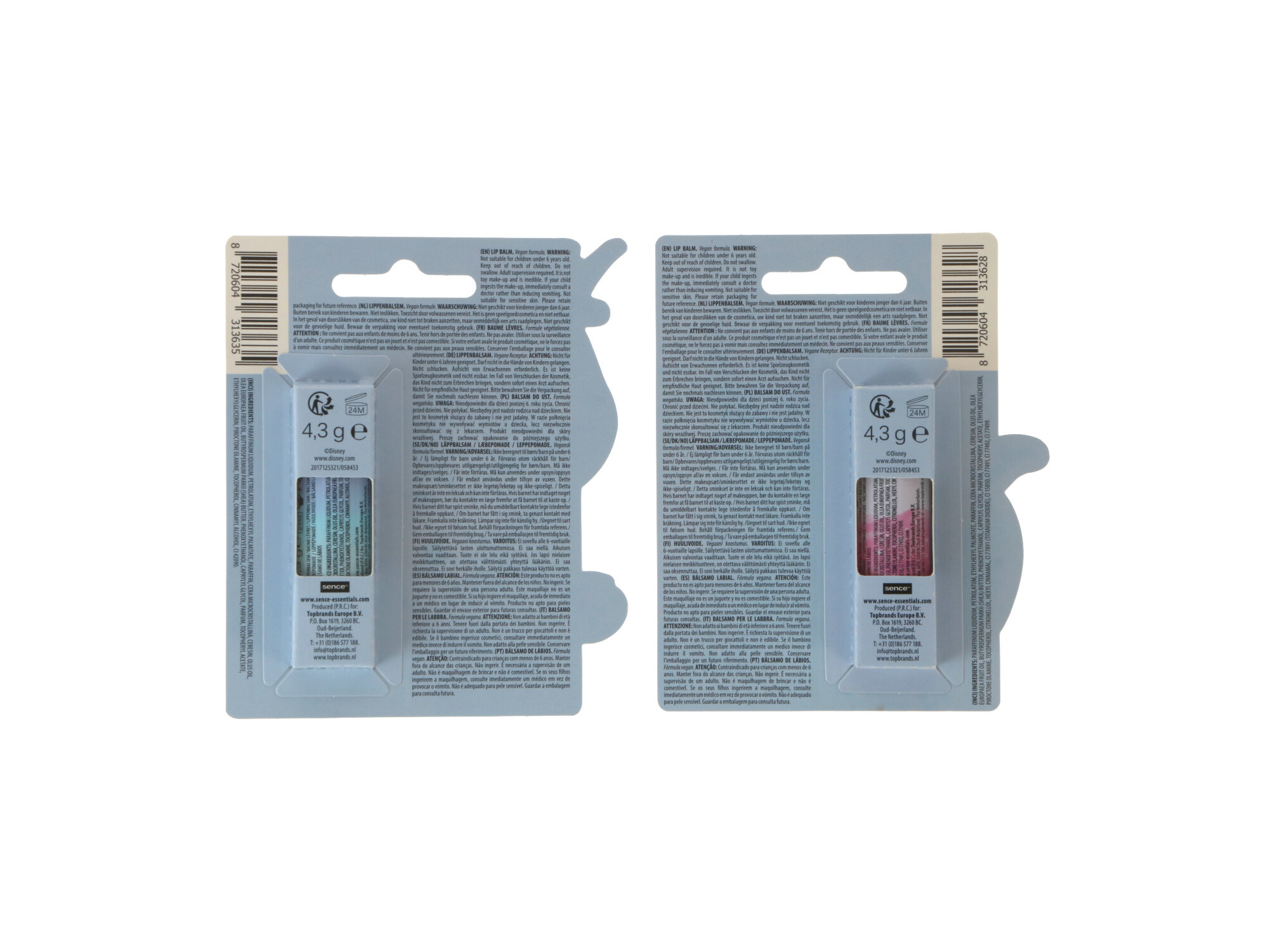 LIP BALM SENCE CRIANÇA FROZEN 1UN
