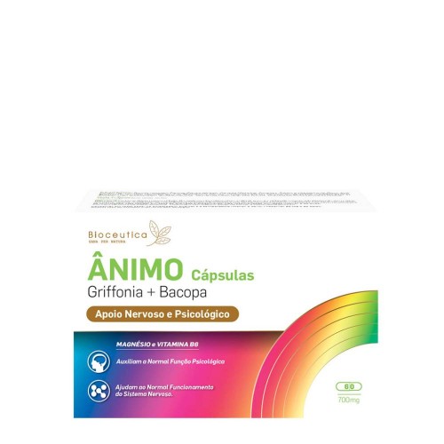 Ânimo Griffonia   Bacopa 60 cápsulas