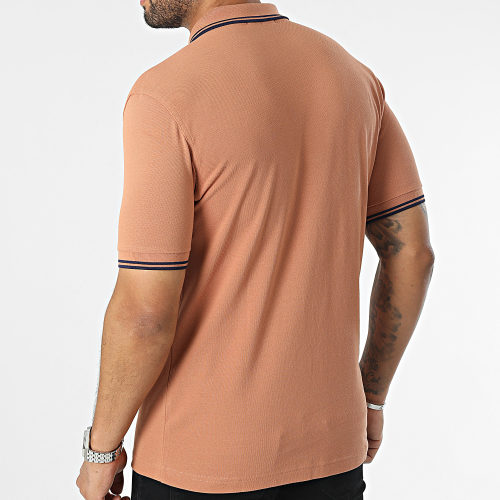 Polo Manches Courtes Twin Tipped M3600 Rouille
