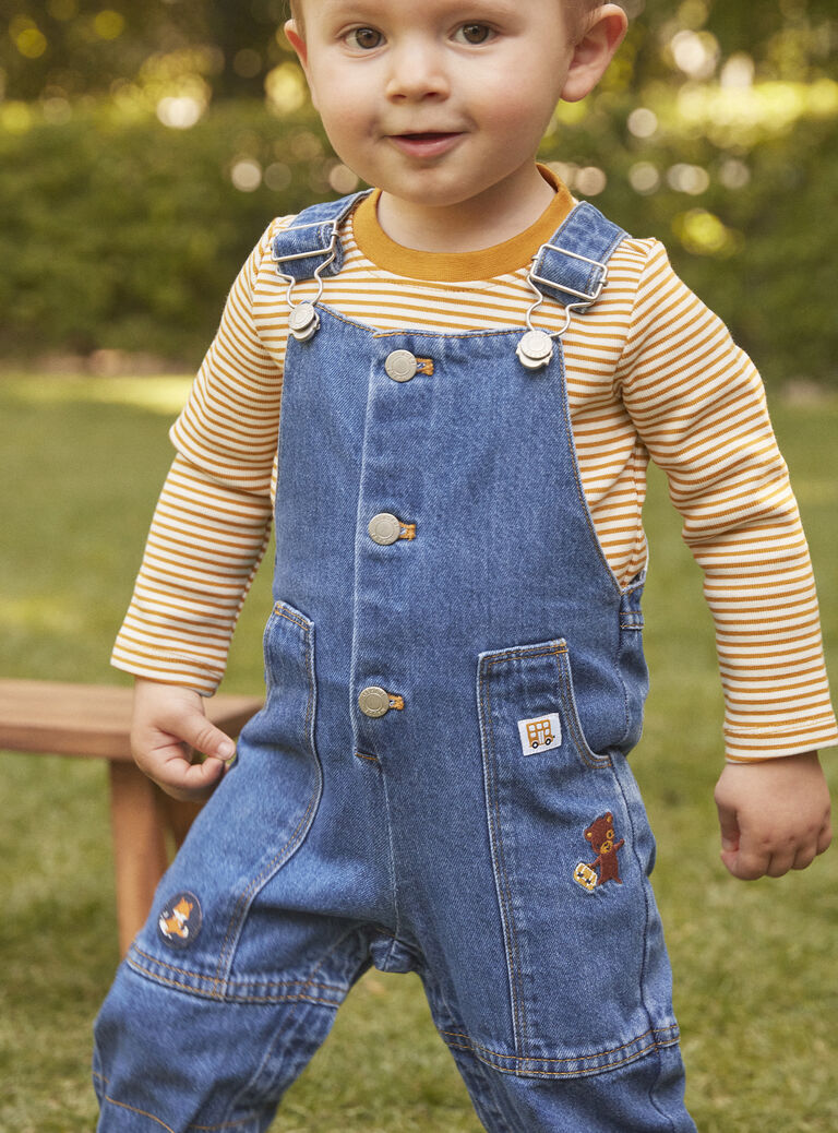 Salopette bleue en jean