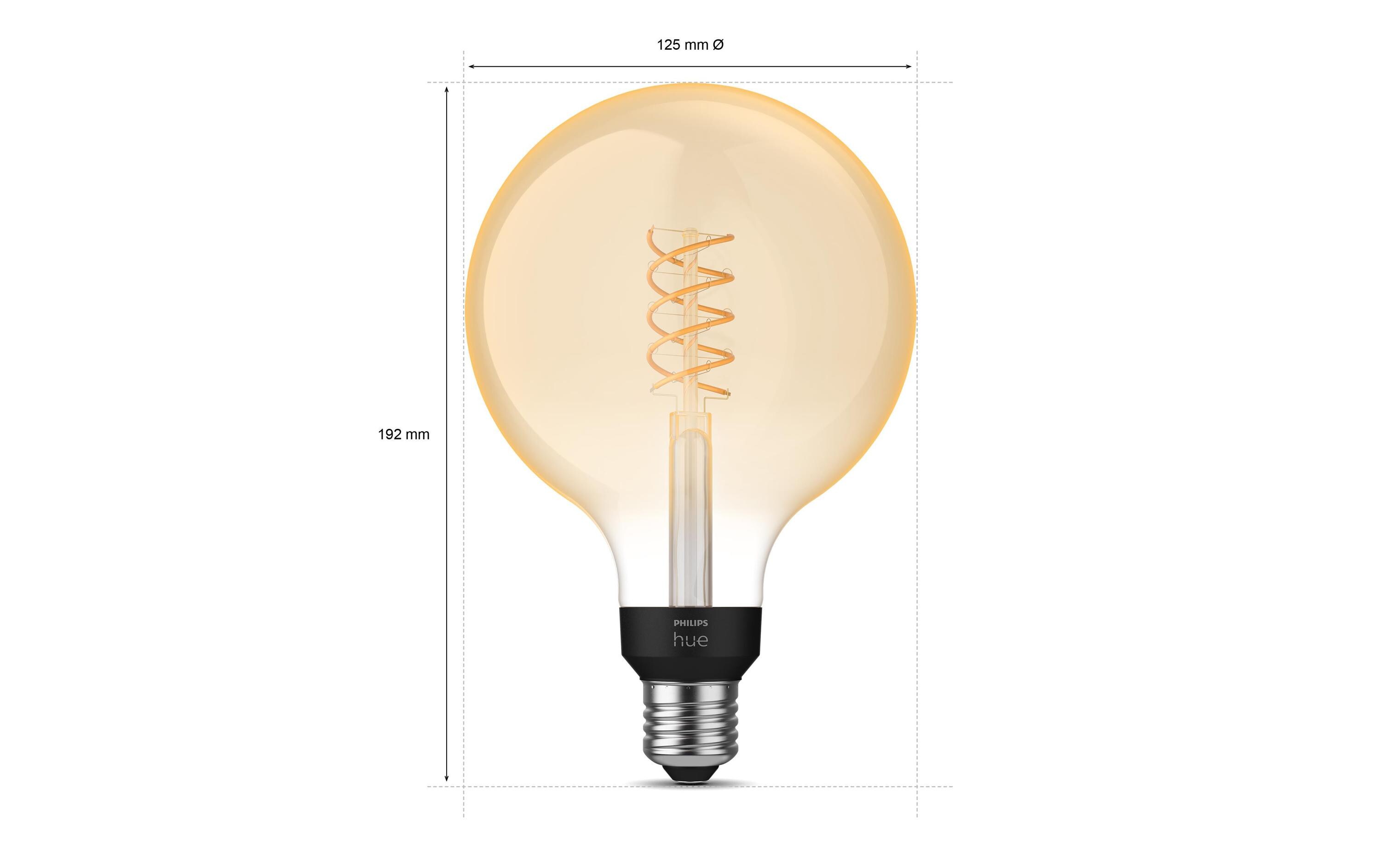 White E27 Einzelpack Giant Globe Filament 550 lmFilament-Leuchtmittel mit E27 Sockel