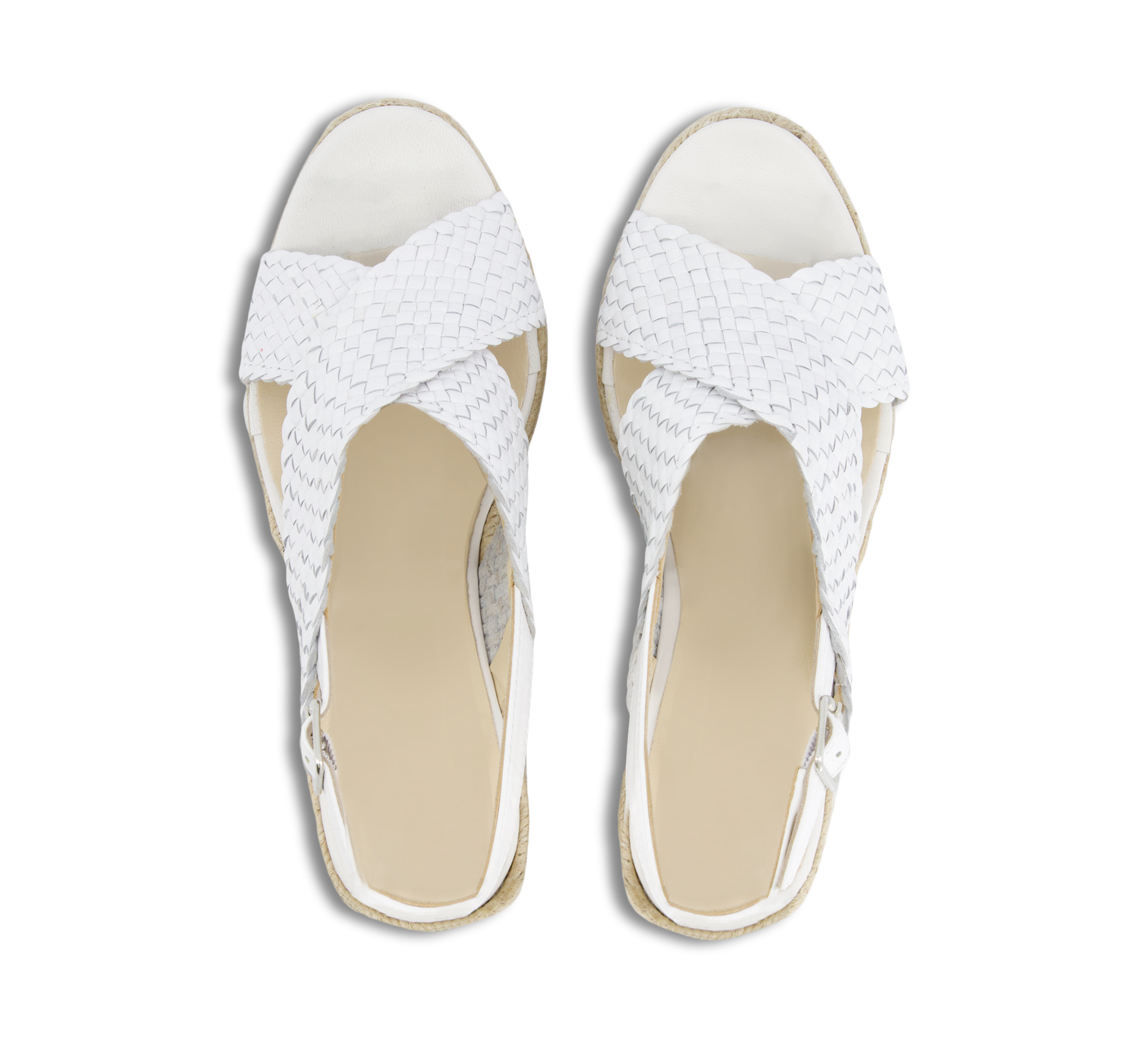 1874 by Walder Riemchensandalen weiss