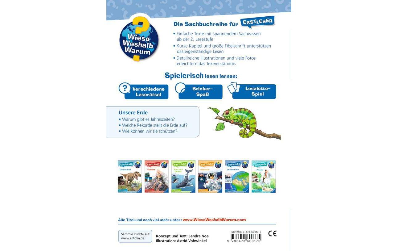 Kinder-Sachbuch WWW Erstleser: Unsere Erde Band 5Lesetraining, Sachwissen und Spielspass!