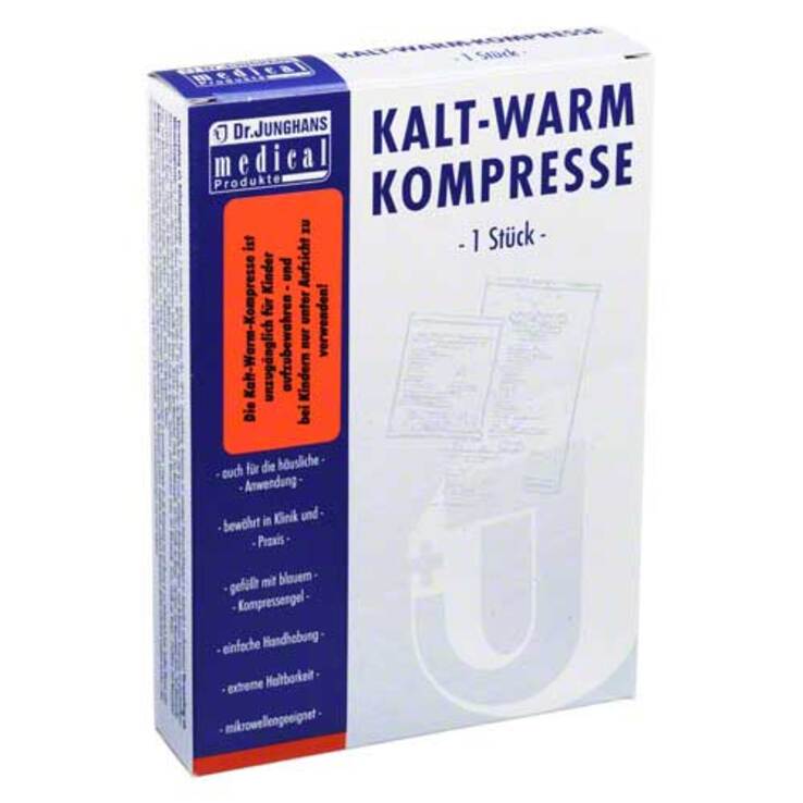 Kalt-Warm Kompresse 13x14cm mit Vlieshülle, 1 St