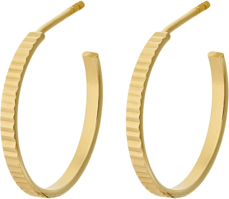 Pernille Corydon Jewellery Reflection Hoops size 20 mm Guld