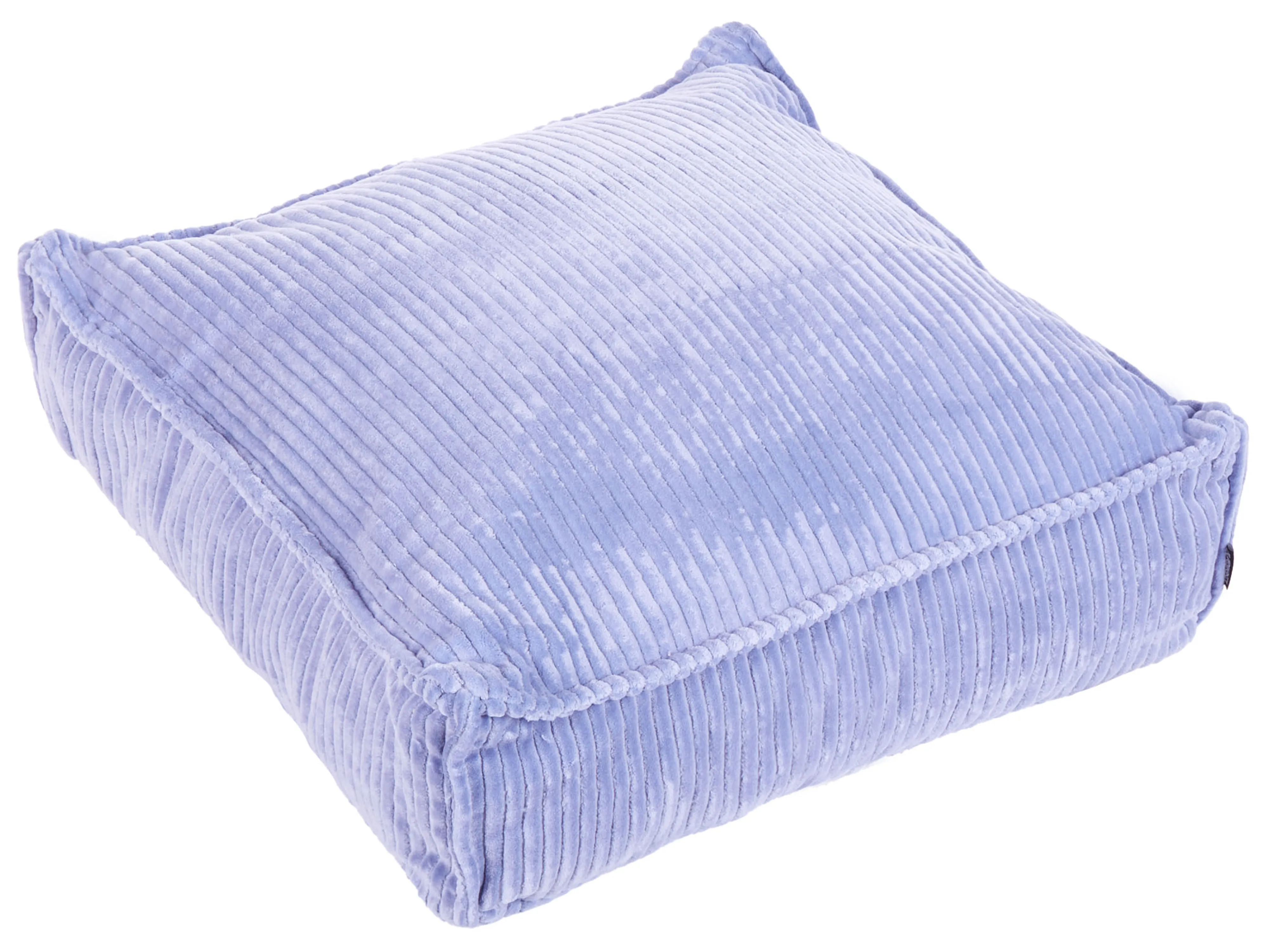 Poef ALLOZAI Fluweel Lichtviolet